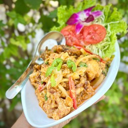 ปูนิ่มผัดผงกระหรี่