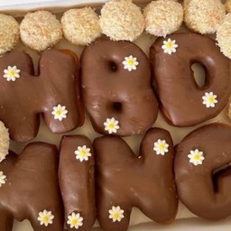 Letter S Dark Brown