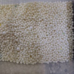Letter Topping Small White Sugar Pearls