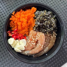 ข้าวด้งกุ้งดอง