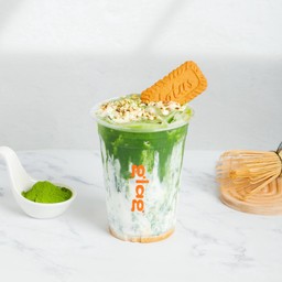 Biscoff Matcha Latte