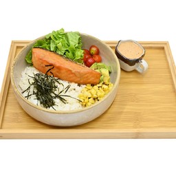 Salmon Miso Poke Bowl