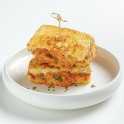 Grilled Sausage Toast Sandwich