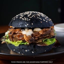 Jackfruit Mushroom Melt Burger