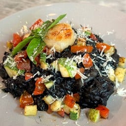 Squid Ink Seafood Risotto
