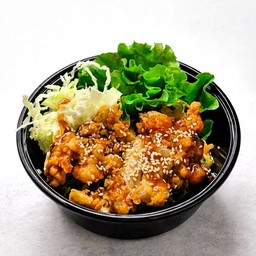 มาม่าเผ็ดเกาหลี+ไก่ทอดฉ่ำซอสเกาหลี(สูตรพริกเกาหลี)