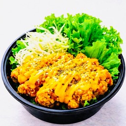 มาม่าเผ็ดเกาหลี+ไก่ทอดฉ่ำซอสชีส