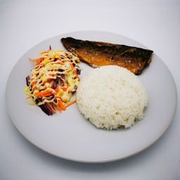 ข้าวหน้าปลาซาบะย่าง หอม กลมกล่อม
