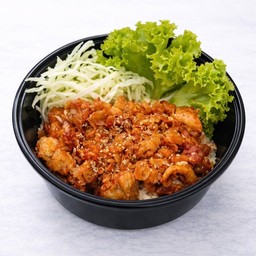 มาม่าเผ็ดเกาหลี+ไก่ทอดคลุกผงวิงแซ่บ