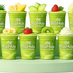 Hula Hula อะโวคาโด้&สมูทตี้มะพร้าวแท้ หลังมข.