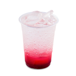 L สตรอเบอร์รี่โซดาเย็น