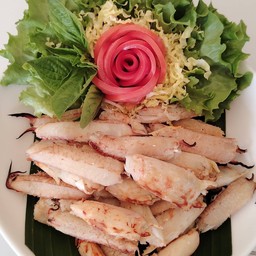 เนื้อก้ามปูนึ่ง