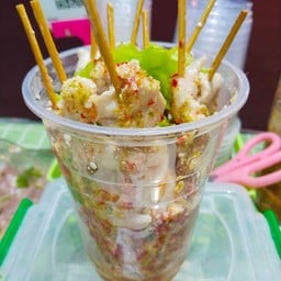 หมูนึ่งมะนาวเสียบไม้-สะเดียง