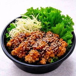 มาม่าเผ็ดเกาหลี+ไก่ทอดฉ่ำซอสเทอริยากิ