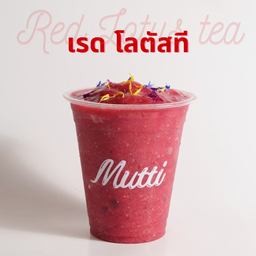 Red lotus tea blended smoothies