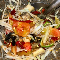 ส้มตำหอยนาปลาร้า