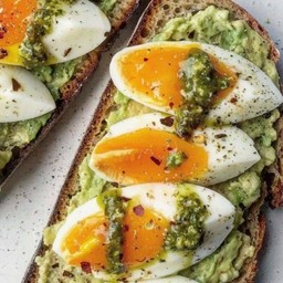 อะโวคาโด+ไข่ต้ม