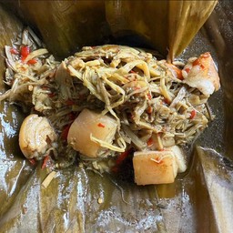 หมกหน่อไม้ใส่หมู