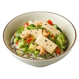 ข้าวหน้าเต้าหู้ และอะโดวคาโด