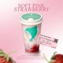 Soft Pink Strawberry : โยเกิร์ตปั่นสตอเบอร์รี่