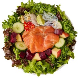 สลัดยำแซลมอนแซ่บ