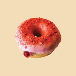 Raspberry Rose Doughnut