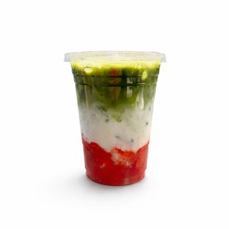 strawberry Matcha latte สตอเบอรี่มัทฉะลาเต้