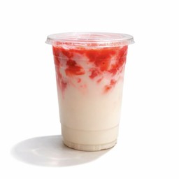 Strawberry latte สตอเบอรี่ลาเต้