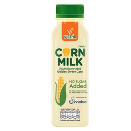 น้ำนมข้าวโพด วีฟาร์ม สูตรไม่เติมน้ำตาล
