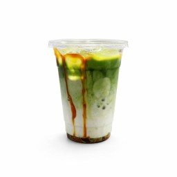 Matcha caramel latte มัทฉะคาราเมลลาเต้