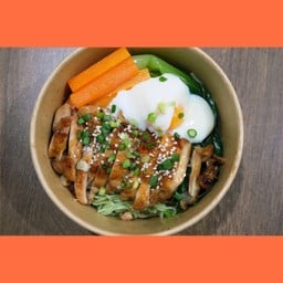 บะหมี่ไก่เทอริยากิ โอ้ฮะโอ บางแสน