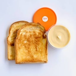สังขยาวนิลา 1 กระปุก+ขนมปังปิ้ง 2 แผ่น (Vanilla Custard & 2 Toasts Set)