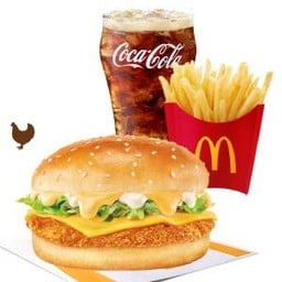 ซูเปอร์ชีสซี่เบอร์เกอร์ไก่ (XL)