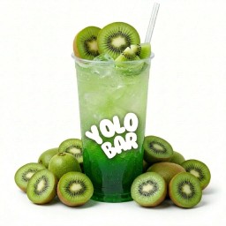 กีวี่โซดาซ่า 22 oz. (ไม่มีทอปปิ้ง)