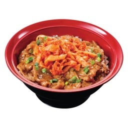 ข้าวหน้าหมูคารูบิกิมจิ