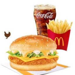 ซูเปอร์ชีสซี่เบอร์เกอร์ไก่ (L)