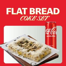 [อร่อยซ่ากับโค้ก] Flat Bread Coke Set