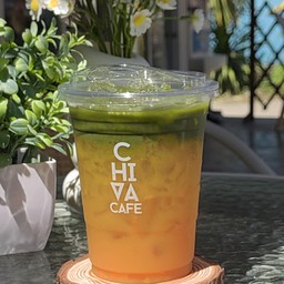 มัทฉะน้ำส้มเย็น