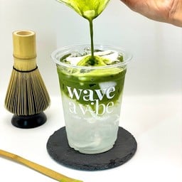 มัทฉะน้ำมะพร้าวสด 100% (Fresh Coconut Water)