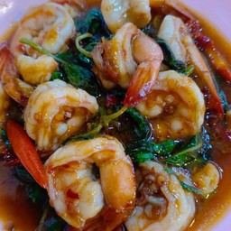 กระเพรากุ้ง(เป็นกับข้าว)