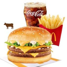 ชุดดับเบิ้ลชีสซี่เบอร์เกอร์เนื้อ (XL)