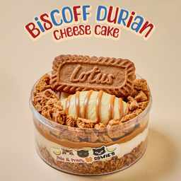 #Biscoff Durian Cheesecake