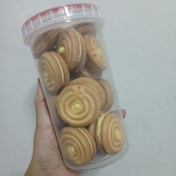 คุ้กกี้ทุเรียน240g. สุดคุ้มได้พร้อมกระปุกฝาเกลียว (สต้อก10)