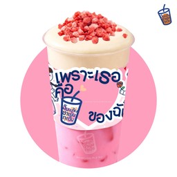 นมชมพูครีมชีส