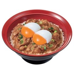 ข้าวหน้าเนื้อย่างดับเบิ้ลไข่ออนเซ็น