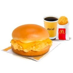 ชุดเบอร์เกอร์ชีสไข่นุ่ม