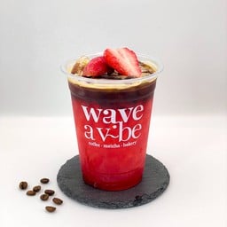อเมริกาโน่สตรอว์เบอร์รี (Strawberry Americano)