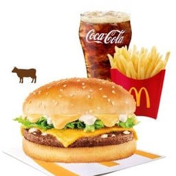 ซูเปอร์ชีสซี่เบอร์เกอร์เนื้อ (L)