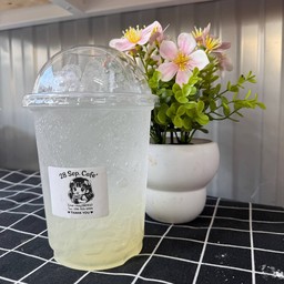 ลิ้นจี่โซดา ( แก้วโอ่ง )