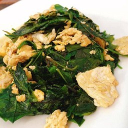 ใบเหลียงผัดไข่